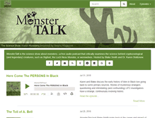 Tablet Screenshot of monstertalk.skeptic.com